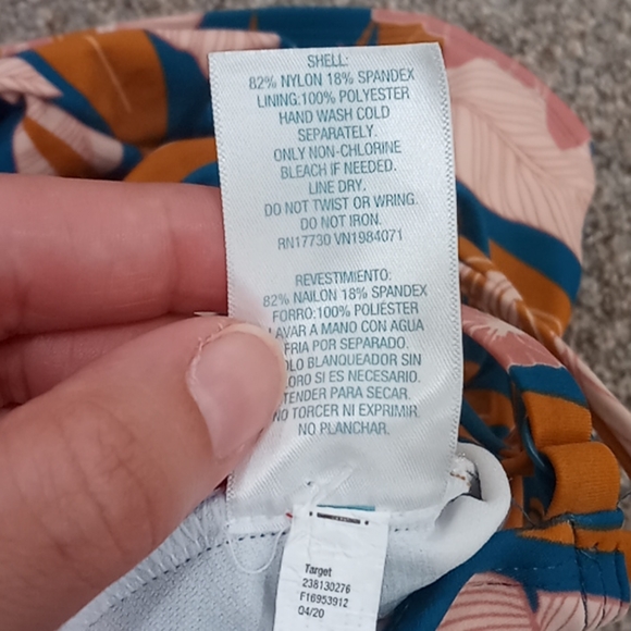 NWT Kona Sol Criss Cross Back One Piece Swimsuit - Picture 5 of 6